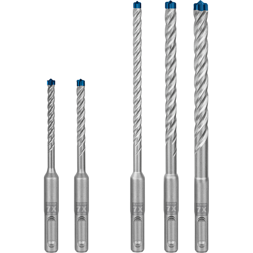 BOSCH Expert SDS Plus-7X Hammer Drill Bit Set 5/6/6/8/10 10 thumbnail image