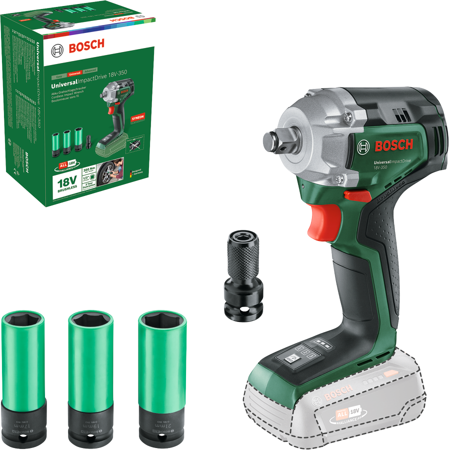 Bosch UniversalImpactDrive 18V-350 Cordless Impact Wrench