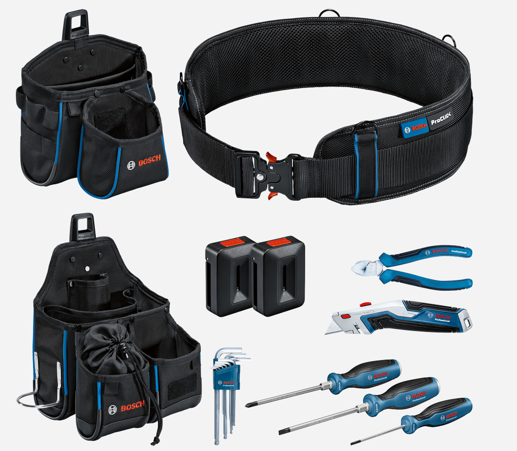 Bosch Professional Toolbelt and Hand Tools Set 1600A02H5C Campbell