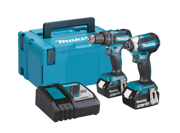 Makita DLX2283TJ 18V LXT Combi Drill/Drill Driver Combo Kit (Incl