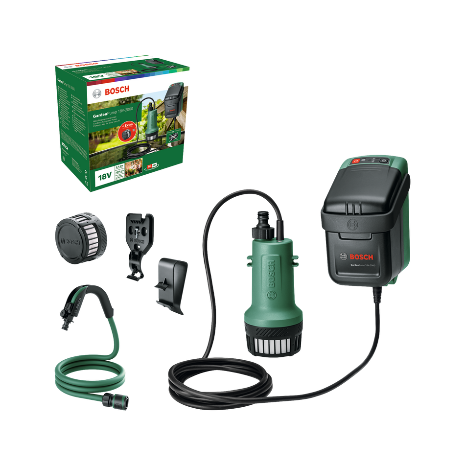 Bosch GardenPump 18V-2000 Cordless Rainwater Pump (Baretool) 06008C4204