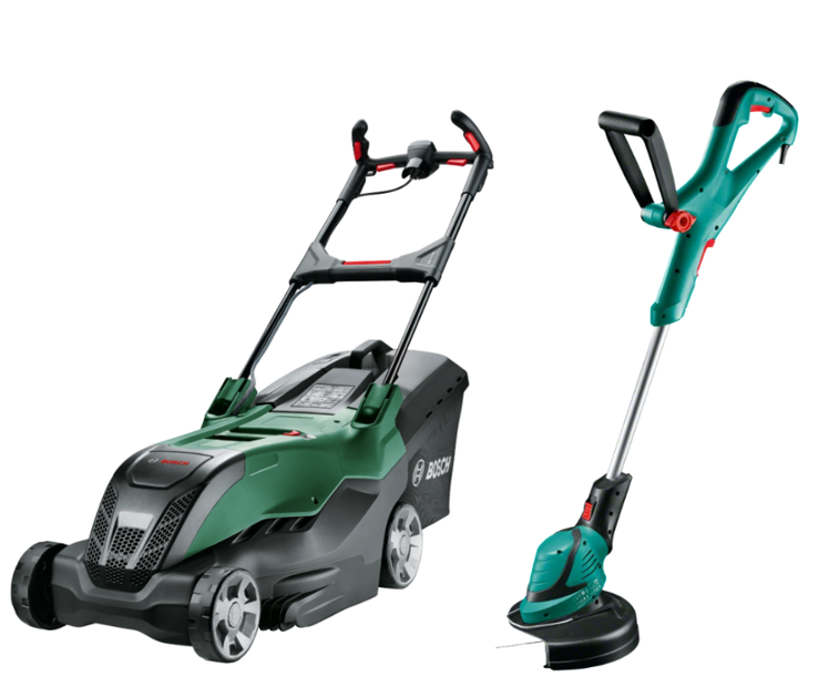 Bosch AdvancedRotak 40-650 Corded Lawn Mower 1700W Bosch ART 27 Corded Grass Trimmer 06008B9H70