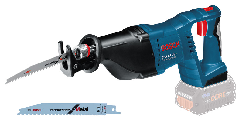Bosch Professional GSA 18V-LI Cordless Reciprocating Saw 060164J000