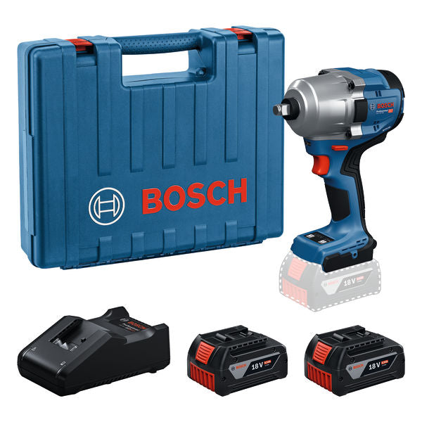 Bosch Professional GDS 18V-780 (2 x 5.0Ah) Cordless Impact Driver/Wrench 06019P40L1