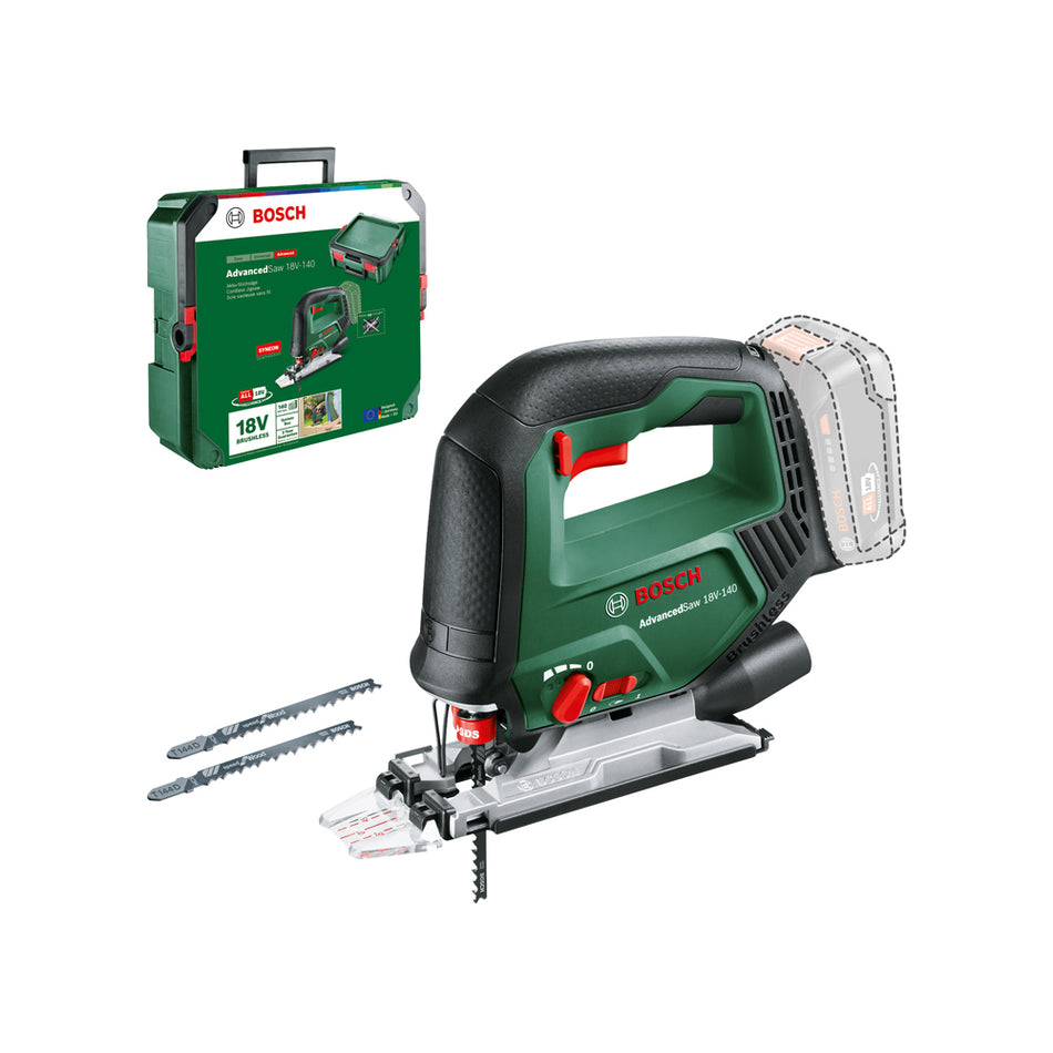 Bosch DIY AdvancedSaw 18V-140 (Baretool) Cordless Jigsaw 0603013004