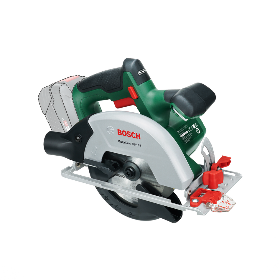 Bosch DIY EasyCirc 18V-48 (Baretool) Cordless Circular Saw 06033B1500