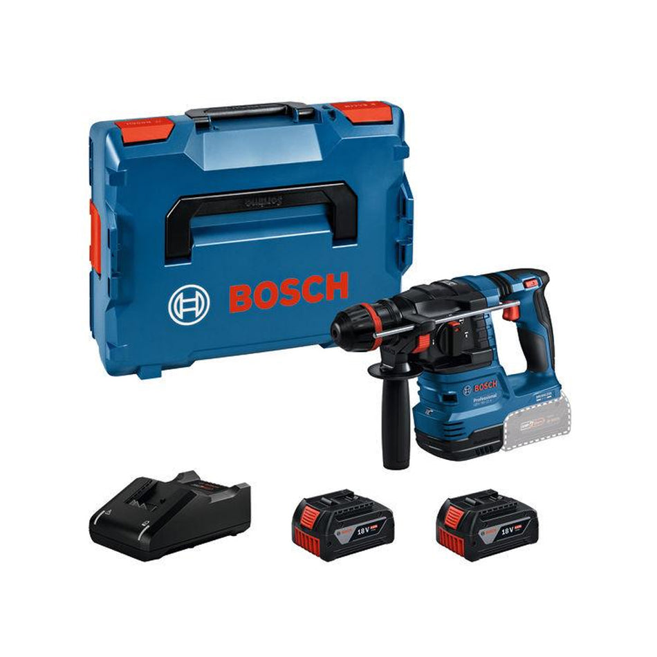 Bosch GBH 18V-22 X (2 x 5.0Ah) ONECHUCK Cordless Rotary Hammer 0611924171