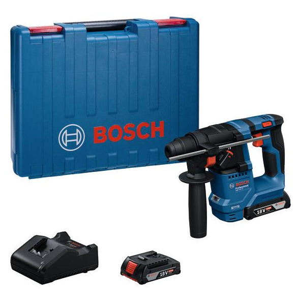 Bosch GBH 18V-18 SDS+ (2 x 2.0Ah) Cordless Rotary Hammer 0611927070