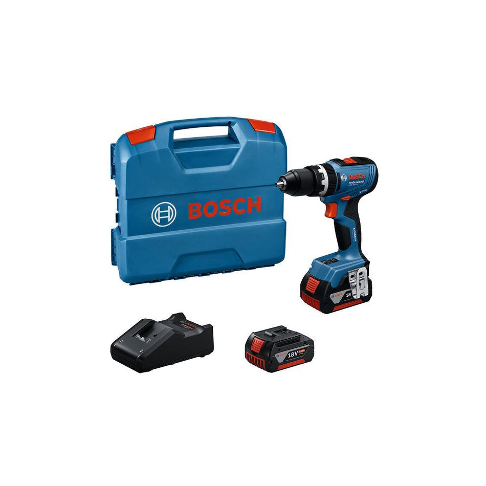 Bosch GSB 18V-65 (2 x 5.0Ah, GAL 18V-40 Charger, L-CASE) Impact Drill Driver 0615A5008H