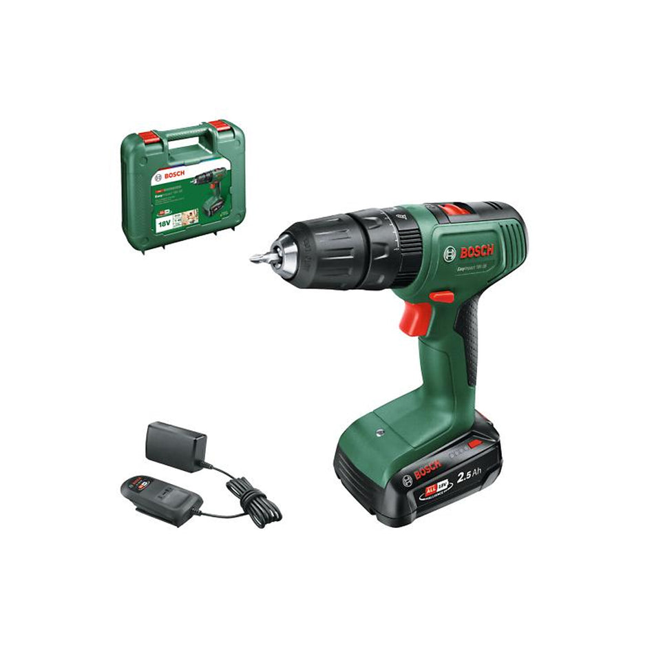 Bosch DIY EasyImpact 18V-38 (1 x 2.5Ah, AL 18V-20 Charger) Cordless Impact Drill 0615A5009J
