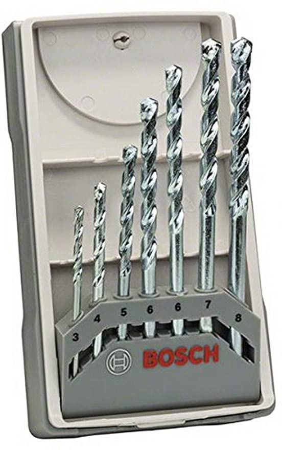 Bosch CYL 1 Masonry Drill Bit Set 7PCE 2607017079