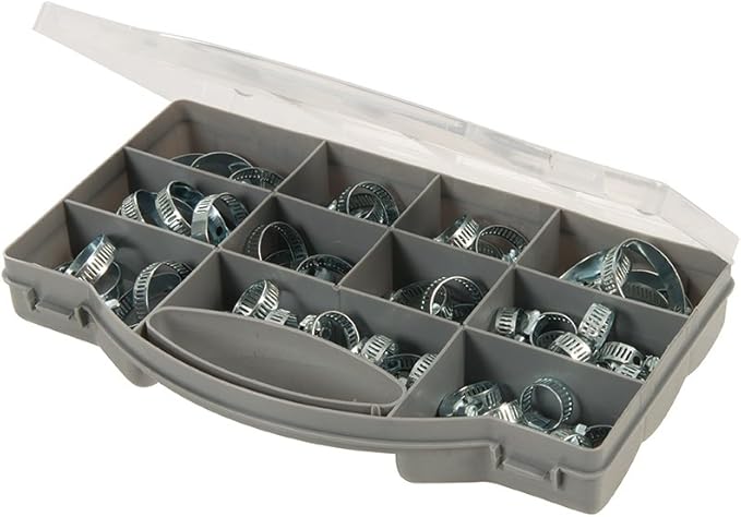 Silverline Fixman Assorted Hose Clip Pack 60 Pce 138252