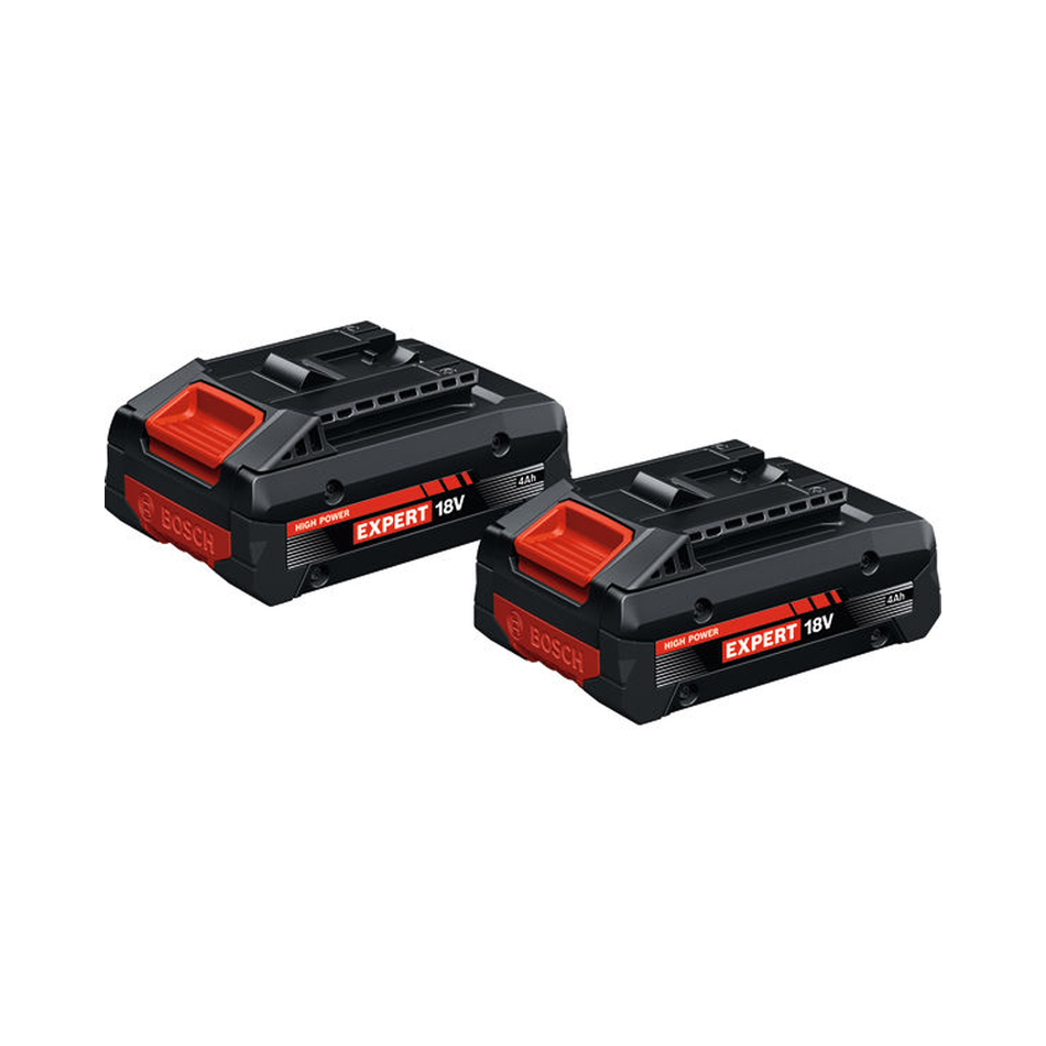 Bosch EXPERT EXBA 18V 4.0Ah Twin Pack Battery 1600A03738