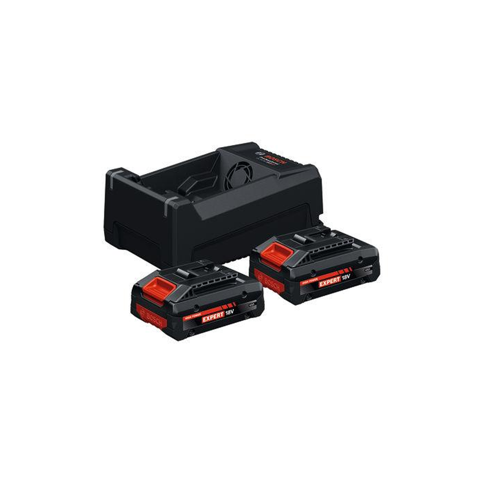 Bosch EXPERT EXBA 18V (2 x 4.0Ah, 1 x GAL 12/18V-80) Battery & Charger Set 1600A0373L