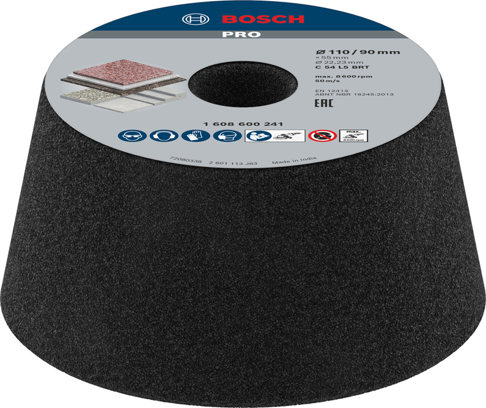 Bosch Professional Metal Conical Cup Wheel 90x110x55mm G54 1608600241