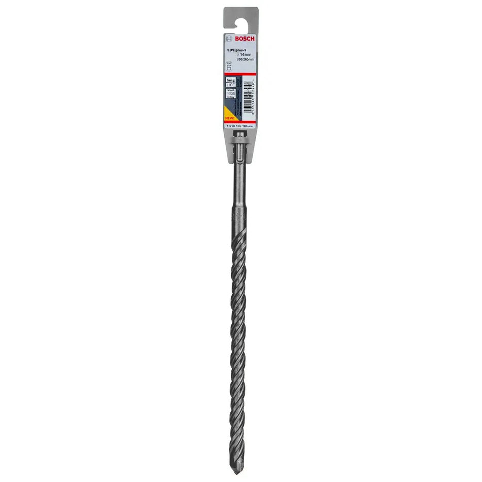 Bosch SDS Plus 5X Hammer Drill Bit 14x200x265mm 1618596186/2608833818