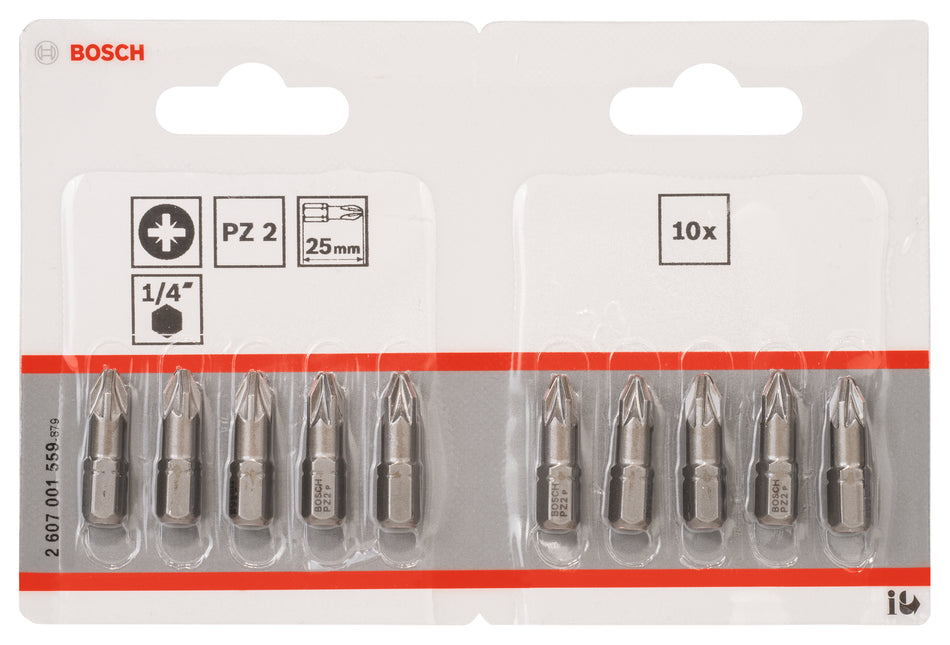 Bosch PZ2 (25mm) x 10 2607001559