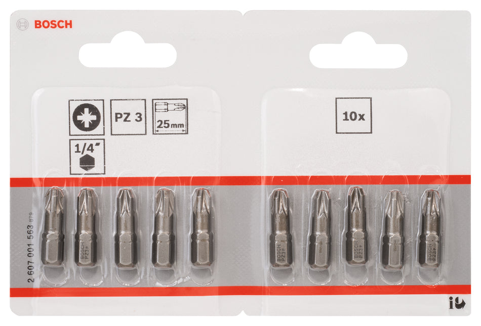 Bosch PZ3 (25mm) x 10 2607001563
