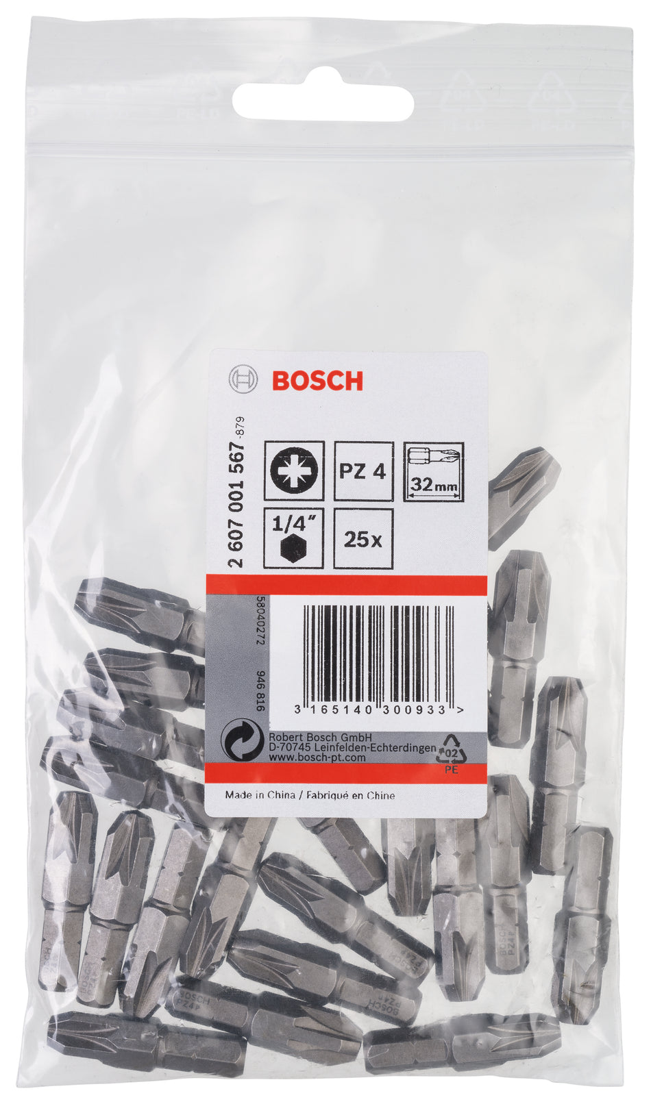 Bosch PZ4 (32mm) x 25 2607001567