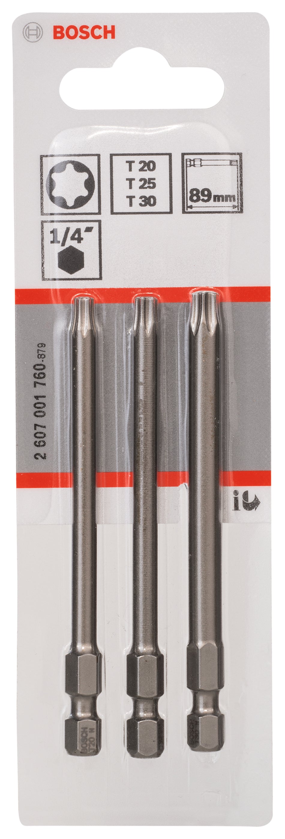 Bosch Mixed 3 Pack Torx (89mm) 2607001760