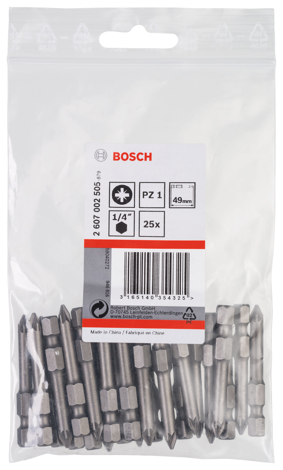 Bosch PZ 1 XH 49mm 25 PACK 2607002505