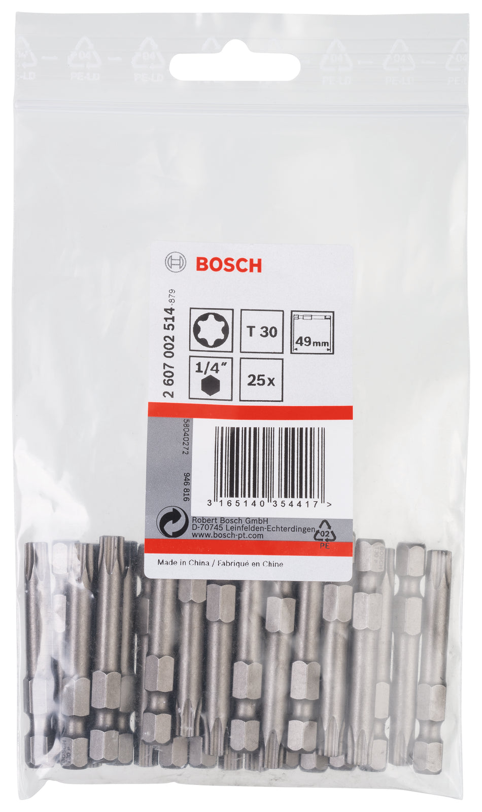 Bosch T30 XH 49mm 25 PACK 2607002514