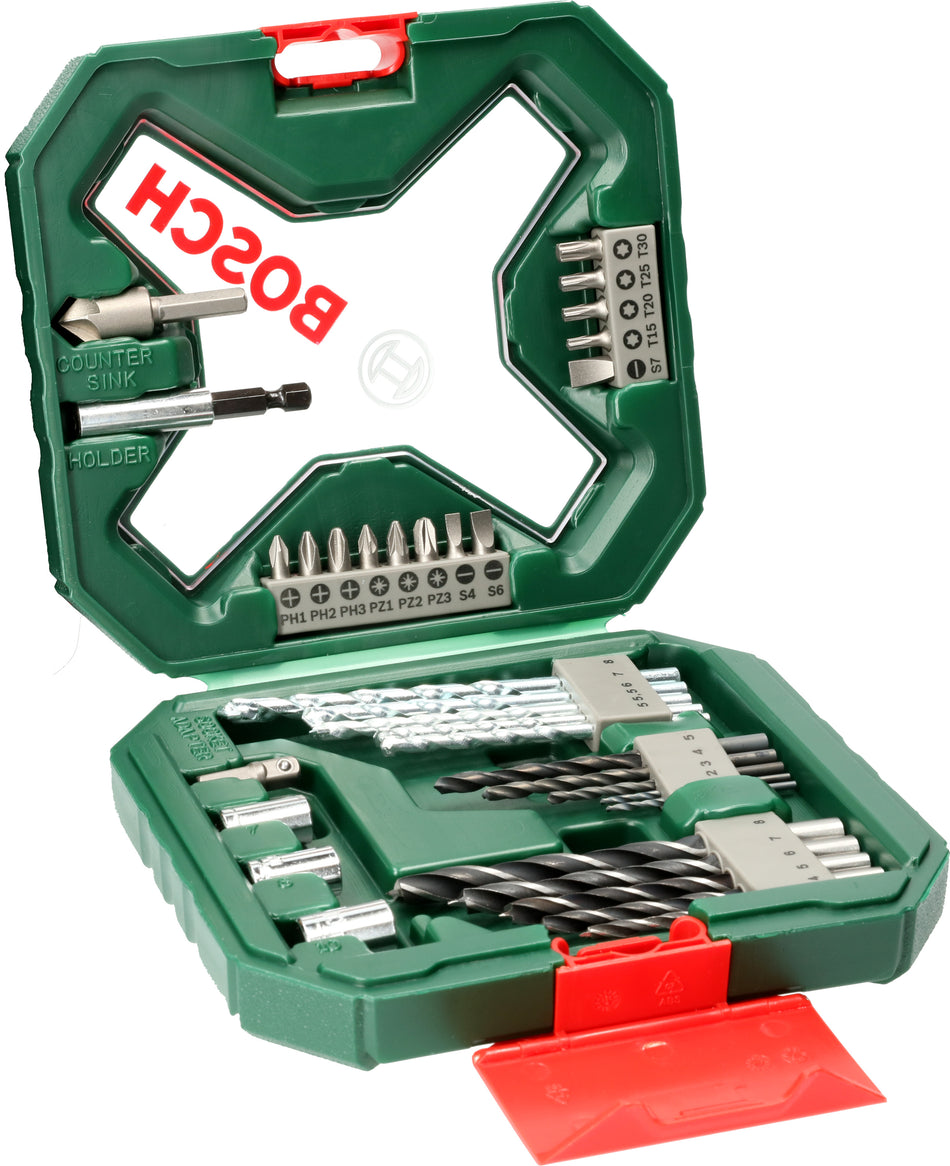 Bosch DIY 34-piece X-Line Classic drill bit and screwdriver bit set 2607010608