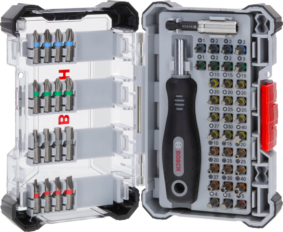 Bosch Extra Hard Screwdriver Bit Set, 50 pcs 2607012080