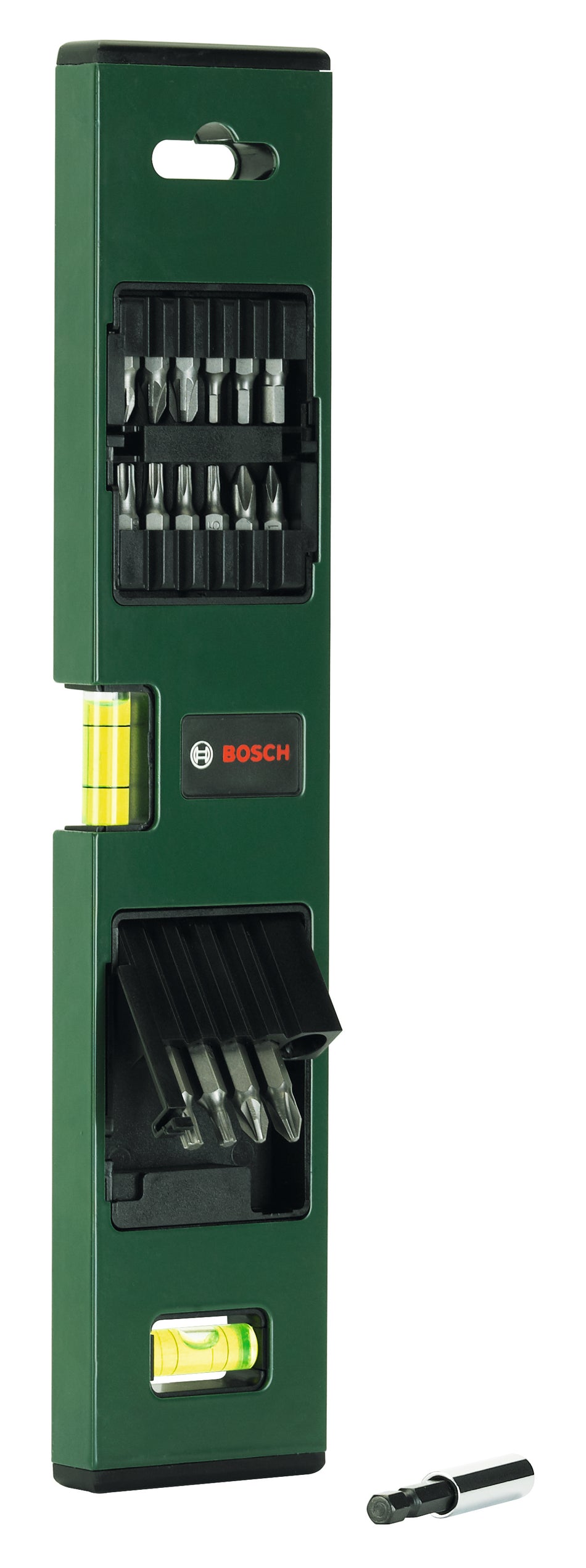 Bosch DIY 17pc Spirit Level set with s/driver bit set 2607017070