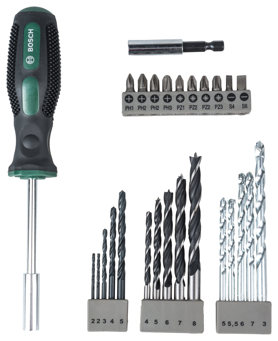 Bosch DIY 27-piece drill and screwdriver bit set 2607017201