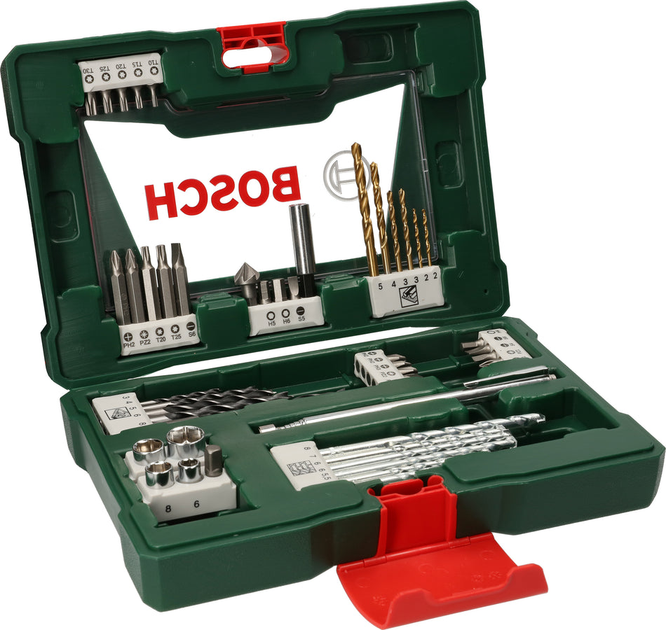 Bosch DIY 48pcs V-Line set Titanium with magnitic stick 2607017314