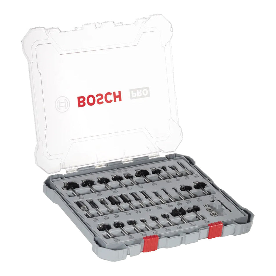 Bosch PRO Router Bit Mix Set 30 PCE 2607017475