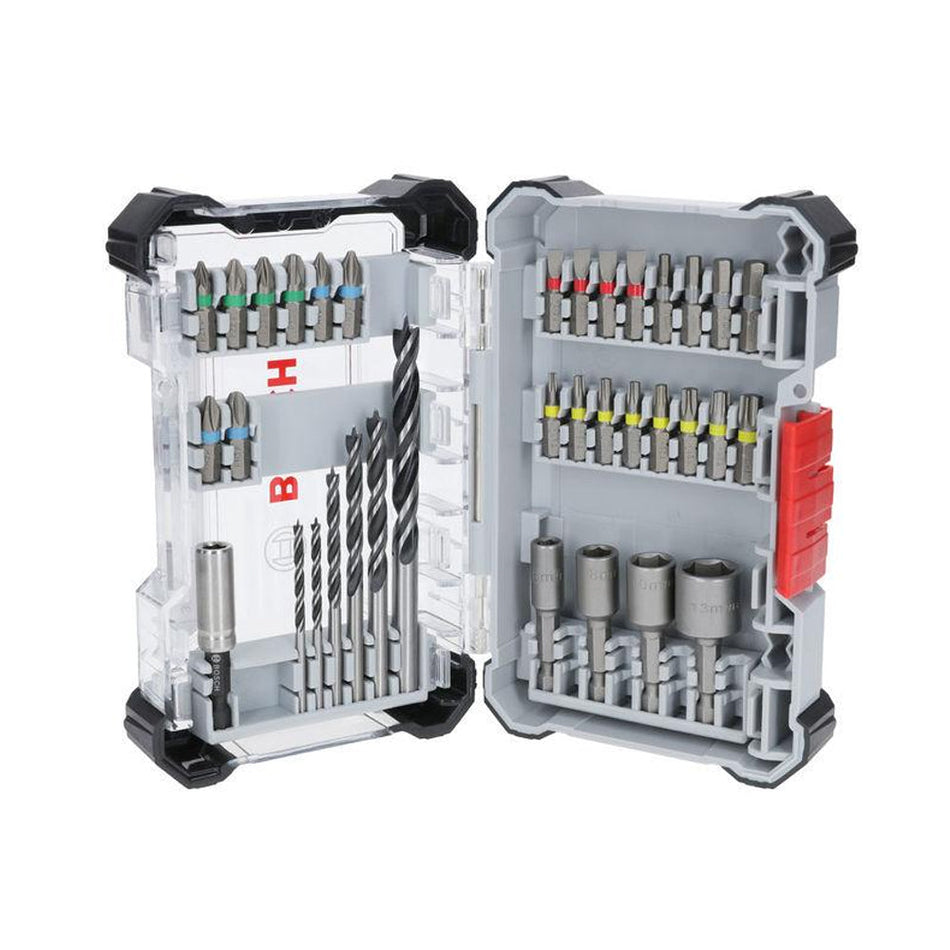 Bosch Extra Hard Screwdriver Bit and Drill Bit Set with Display 35 PCE 2607017725