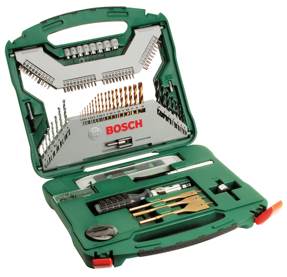 Bosch DIY 100-piece X-Line TiN-coated set 2607019330