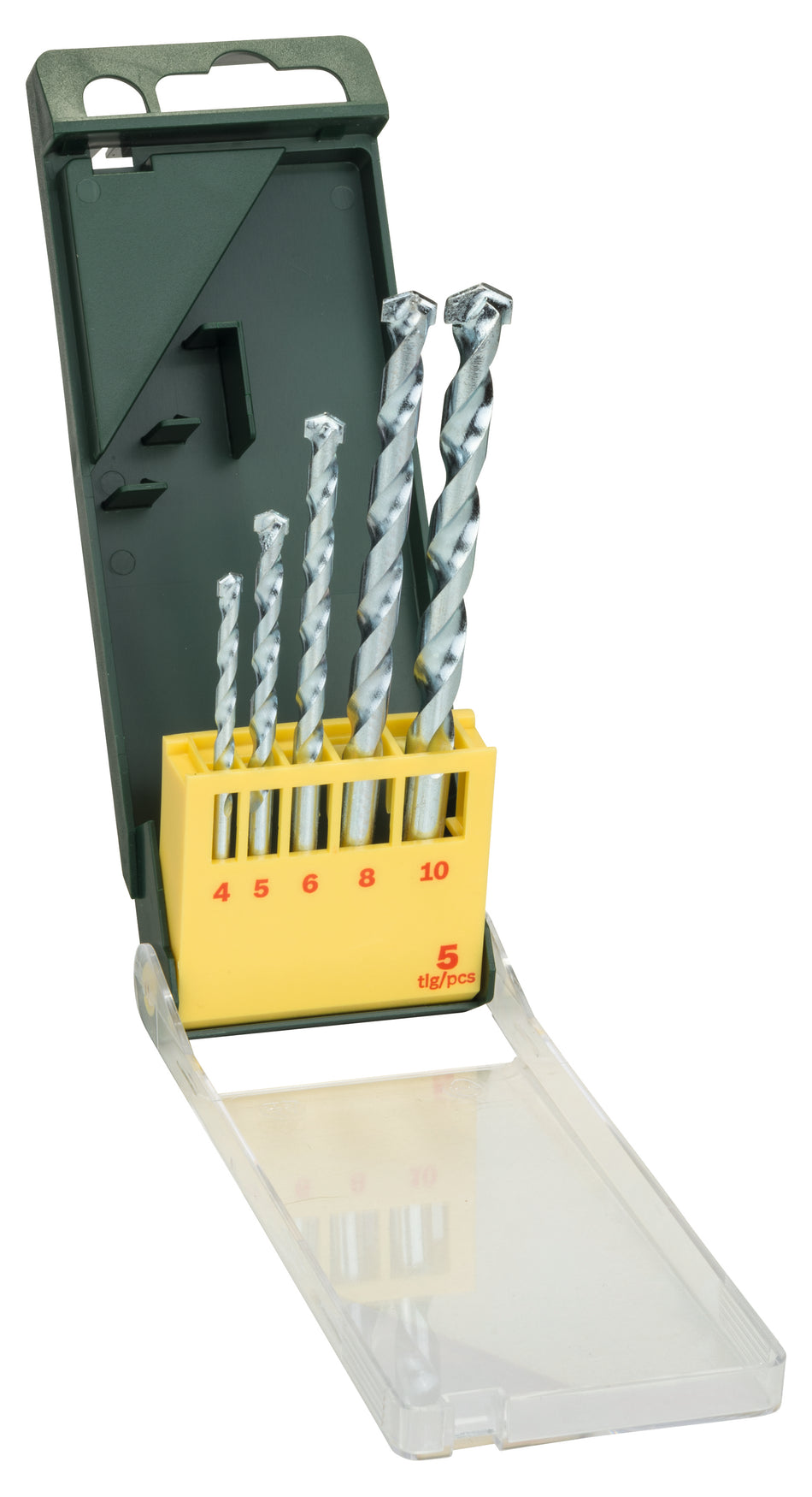 Bosch DIY 5pc Masonry drill bit set (4,5,6,8,10mm) 2607019438