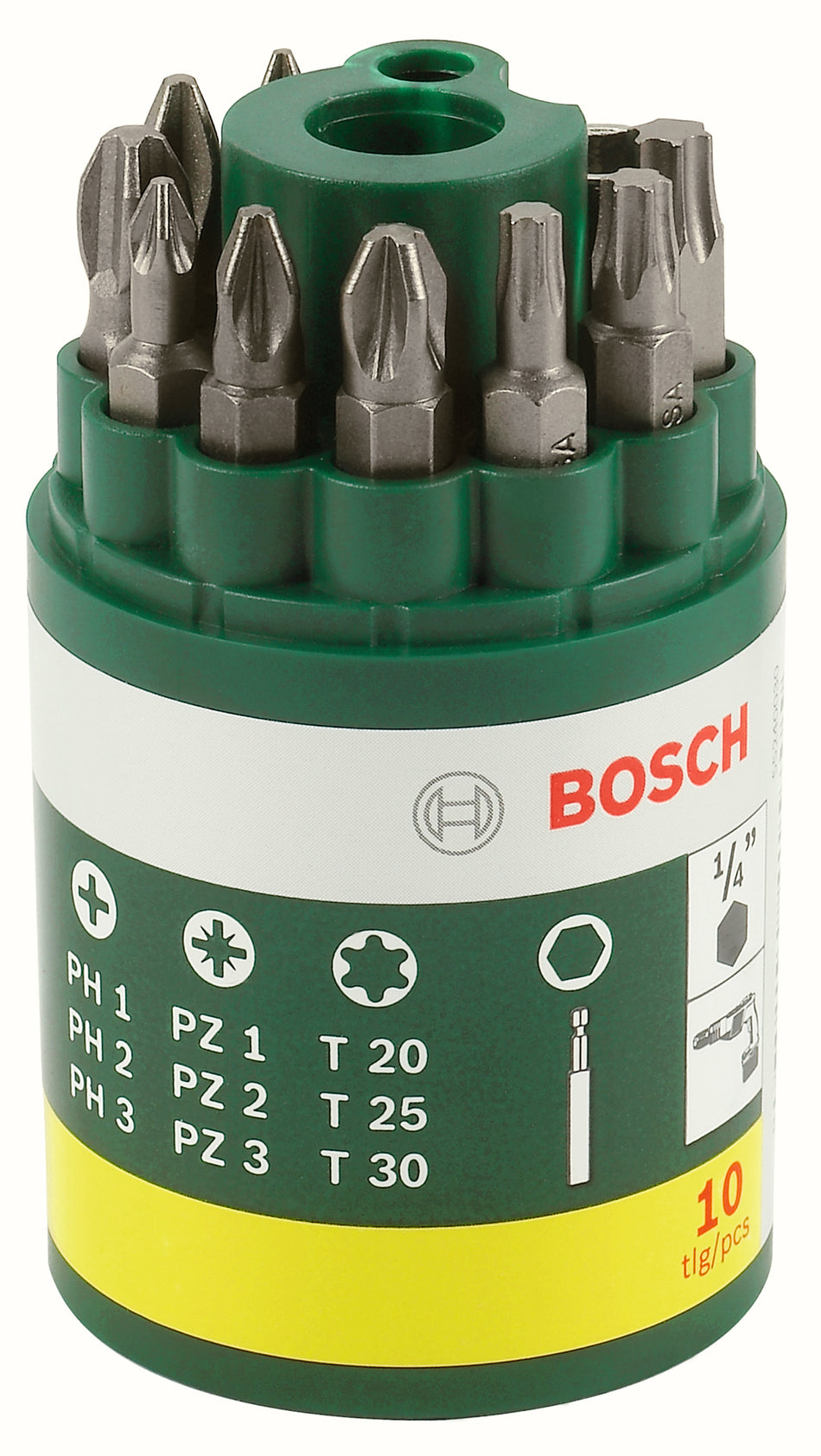 Bosch DIY 10pc Screwdriver set (Ph,Pz,Torx) 2607019452