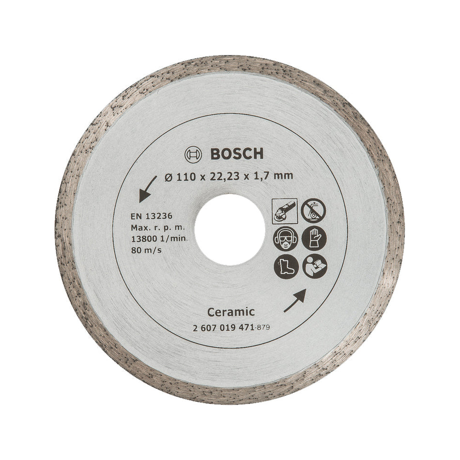 Bosch DIY Diamond Cutting Disc for Tiles 110MM 2607019471