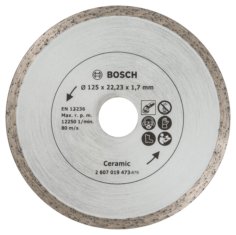 Bosch DIY 125mm Diamond Blade (Tile) 2607019473