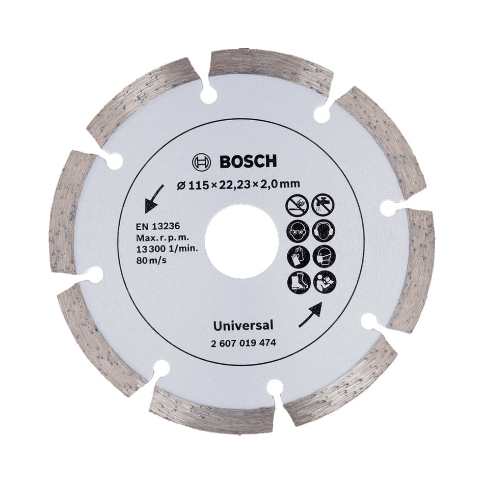 Bosch DIY Diamond Cutting Disc for Tiles 115MM 2607019474