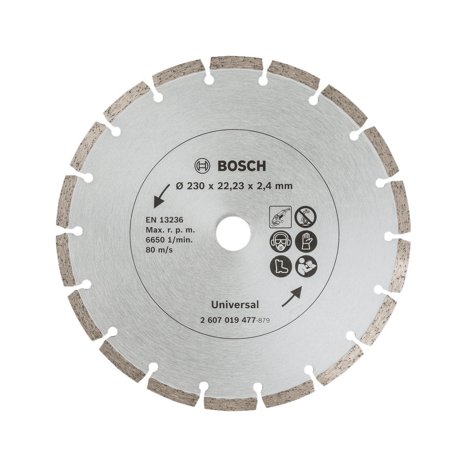 Bosch DIY Twin Diamond Cutting Discs for Construction Material 230MM 2607019479
