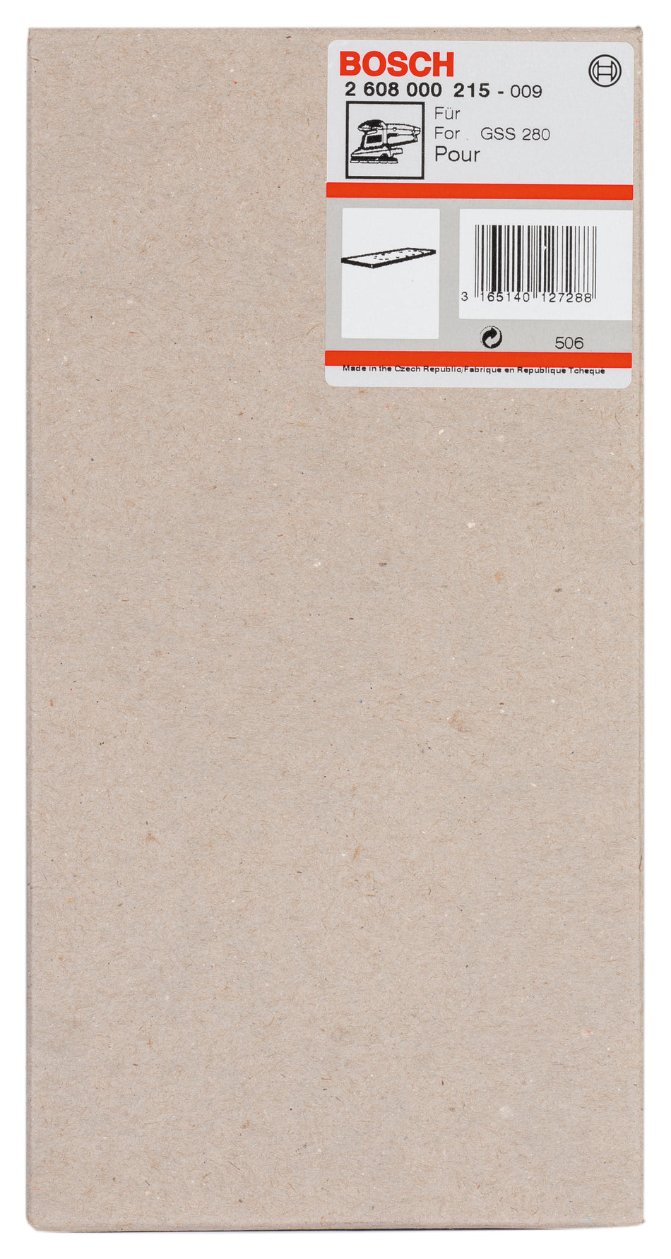 Bosch Professional Sander Plate 115x230mm,1x 2608000215