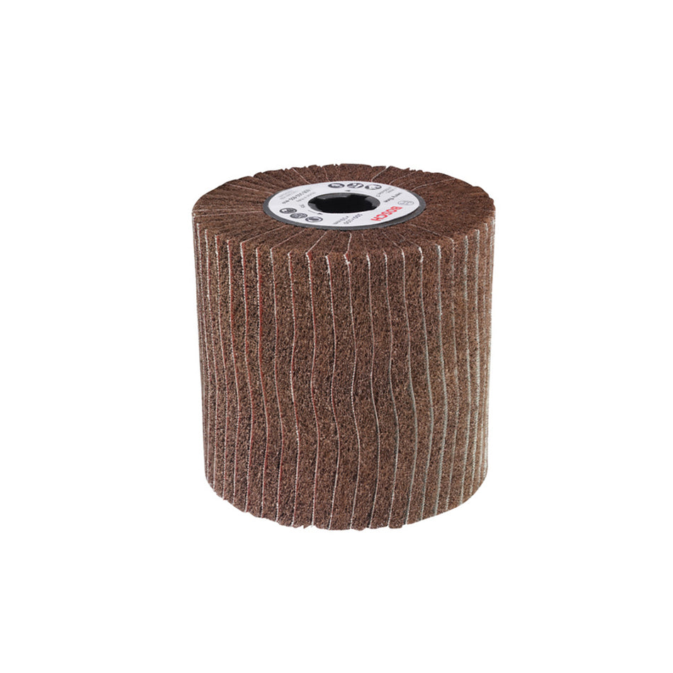 Bosch Flap sanding wheel with fleece 19 mm, fine, 100 mm, 100 mm 2608000604
