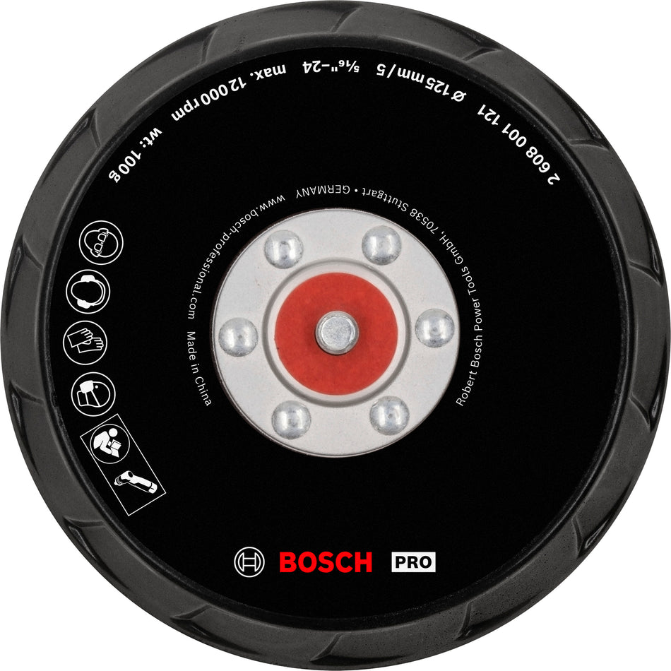 Bosch Professional Polishing Pad, 125 mm, GPX 12V-125 2608001121