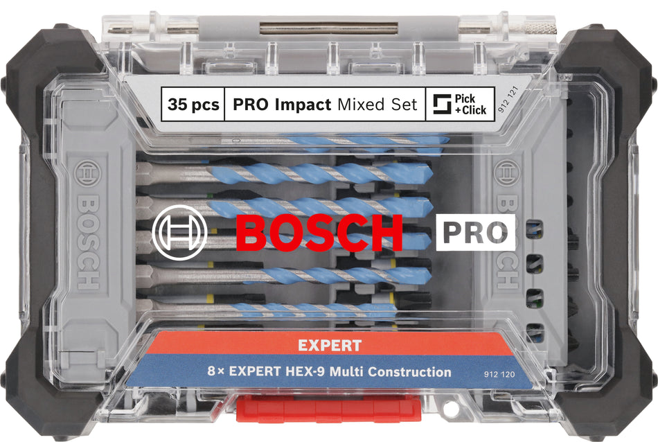 Bosch Professional Impact Mixed Set, 35 pcs 2608521U82