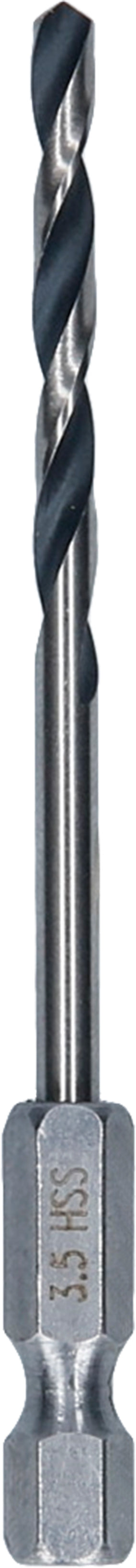 Bosch HSS PointTeQ Hex Drill Bit 3.5mm 10 pack 2608577542