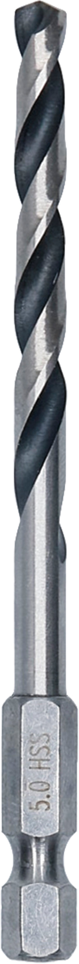 Bosch HSS PointTeQ Hex Drill Bit 5.0mm 10 pack 2608577545