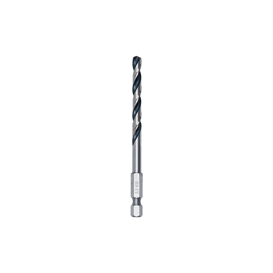 Bosch Metal HSS Twist Drill Bit with Hex Shank 2608577873