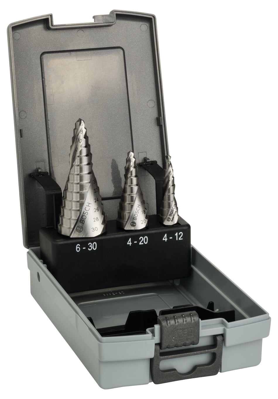 Bosch Step Drill Bit HSS Set 4-12 (9 steps) 4-20, 6-30 2608587426