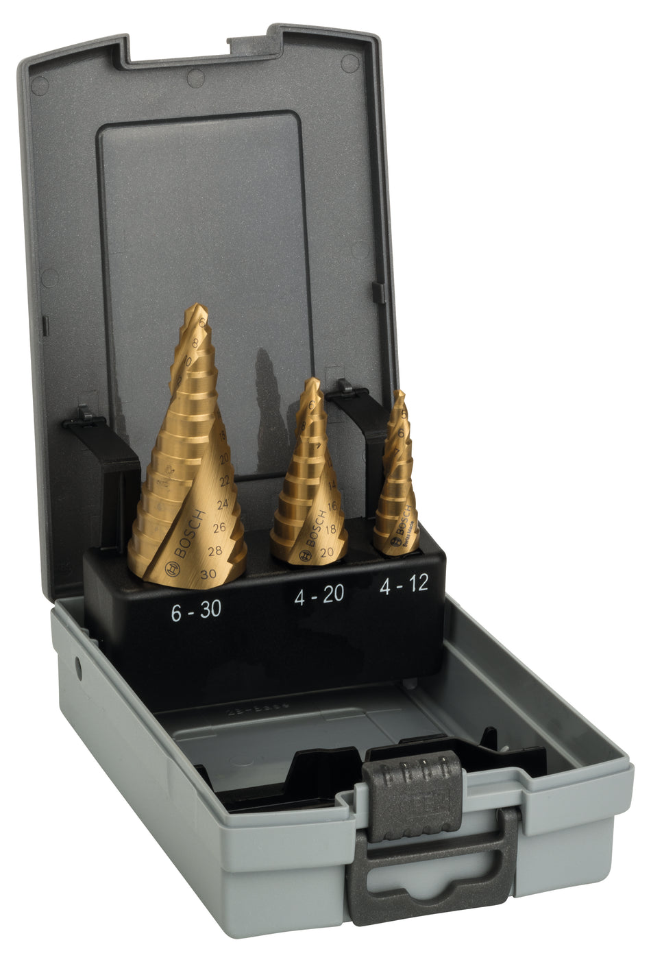 Bosch Step Drill Bit HSS-TiN Set 4-12 (9 steps) 4-20, 6-31 2608587432