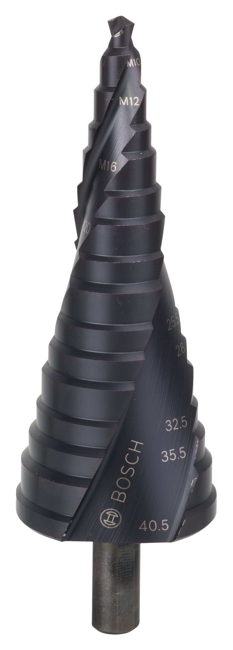 Bosch Step Drill Bit HSS-AlTiN 6 / M10 / M12 / M16 / M20 / M25 / M32 / M40 2608588071
